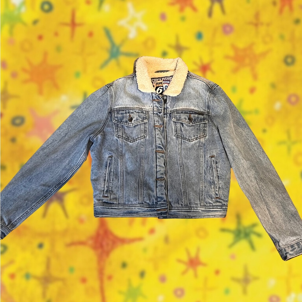 SuperDry Fur-lined Jean Jacket